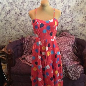 Handmade floral dress